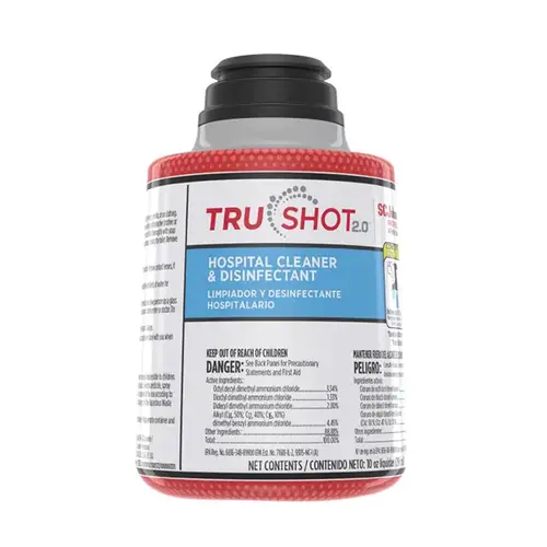 TruShot 2.0 Hospital Cleaner & Disinfectant Colorless - pack of 4