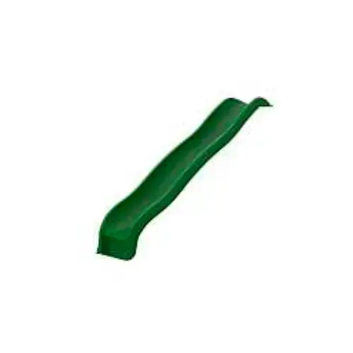 PLAYSTAR PS8826/PS8816 PS 8826 Giant Scoop Wave Slide, 8 ft L Slide, Open Slide, Straight Slide, HDPE, Green