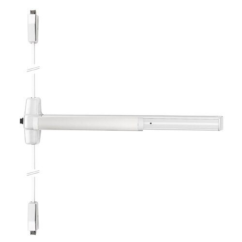 Von Duprin RXQEL9927L-KC-12 4 US26 LHR Von Duprin Surface Vertical Rod ...