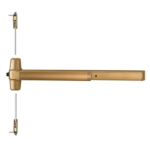 Von Duprin Concealed Vertical Rod Exit Device Satin Bronze Clear Coated