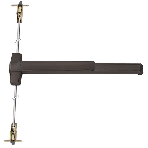 Von Duprin 9947L-KC-17-F 3 643E RHR Von Duprin Concealed Vertical Rod ...