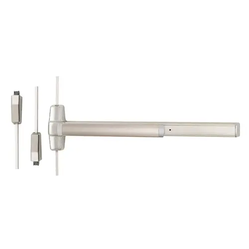 Von Duprin Surface Vertical Rod Exit Device Satin Stainless Steel