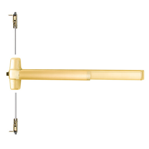 Delayed Egress Exit Device Bright Brass