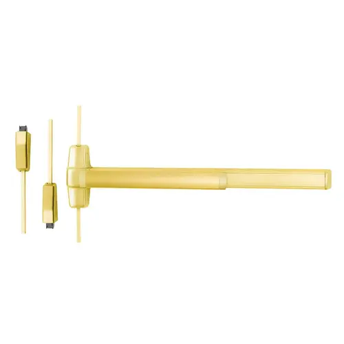 Von Duprin Surface Vertical Rod Exit Device Bright Brass