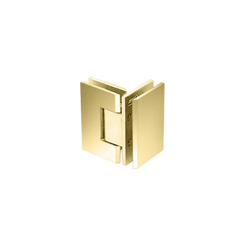 Brass Junior Geneva 092 Series 90 Degree Glass-to-Glass Hinge