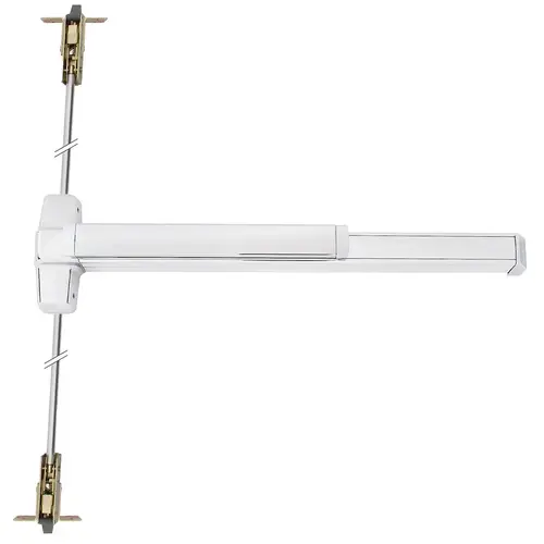 Concealed Vertical Rod Exit Device Bright Chrome