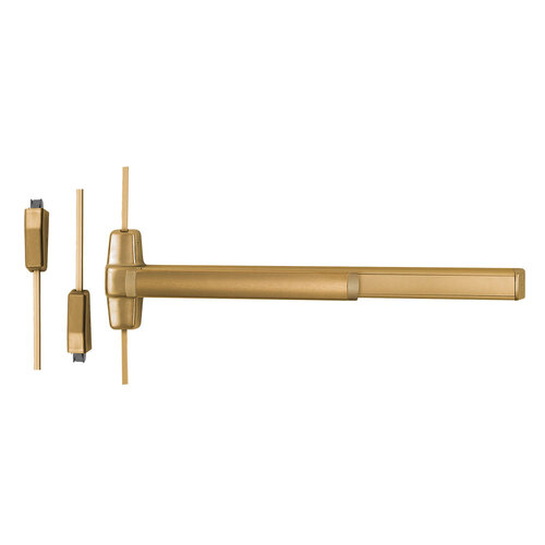 Von Duprin Surface Vertical Rod Exit Device Satin Bronze Clear Coated