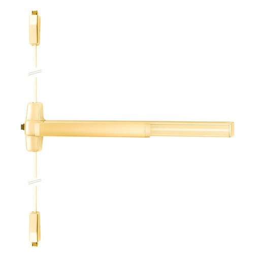 RGO Delayed Egress Exit Device Bright Brass