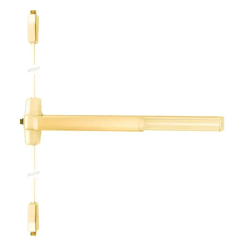 Von Duprin Surface Vertical Rod Exit Device Bright Brass