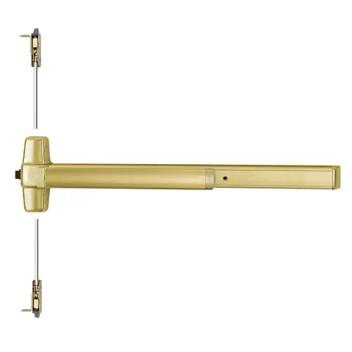 Von Duprin Concealed Vertical Rod Exit Device Satin Brass