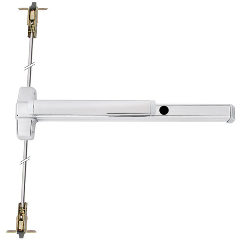 Von Duprin Concealed Vertical Rod Exit Device Bright Chrome