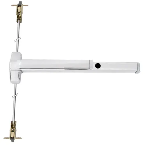 Von Duprin Concealed Vertical Rod Exit Device Bright Chrome