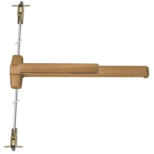 Von Duprin Concealed Vertical Rod Exit Device Satin Bronze Clear Coated