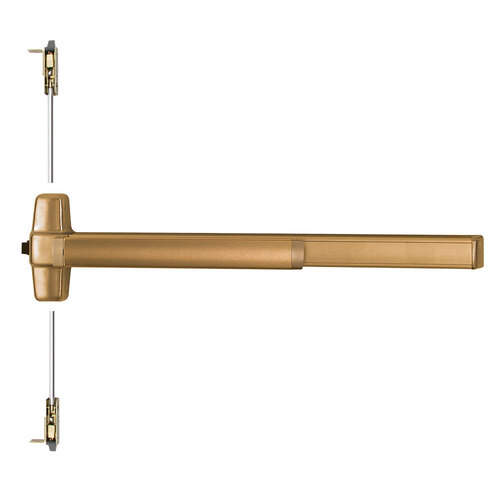 Von Duprin Concealed Vertical Rod Exit Device Satin Bronze Clear Coated