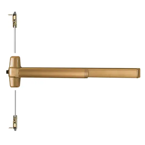 Concealed Vertical Rod Exit Device Satin Bronze Clear Coated