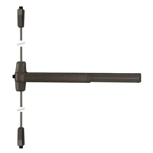 Surface Vertical Rod Exit Device Aged Bronze