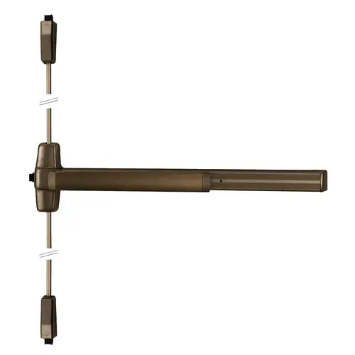 Von Duprin Surface Vertical Rod Exit Device Dark Bronze Anodized Aluminum