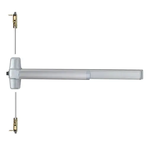 Concealed Vertical Rod Exit Device Satin Aluminum Clear Anodized