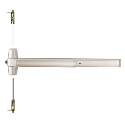 Von Duprin Concealed Vertical Rod Exit Device Satin Stainless Steel