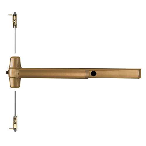 Von Duprin Concealed Vertical Rod Exit Device Satin Bronze Clear Coated