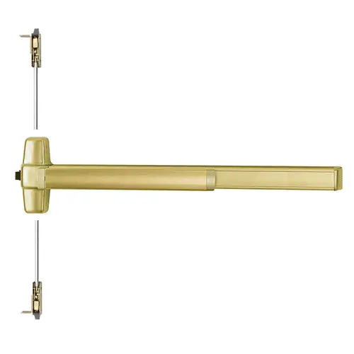 Von Duprin Electrified Exit Devices Satin Brass