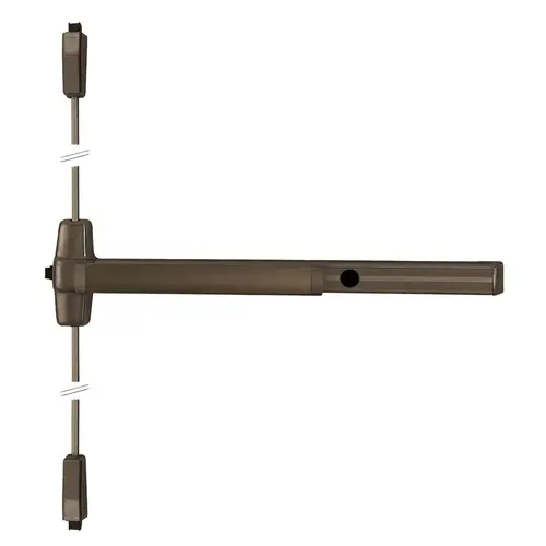 Von Duprin Surface Vertical Rod Exit Device Dark Oxidized Satin Bronze Oil Rubbed