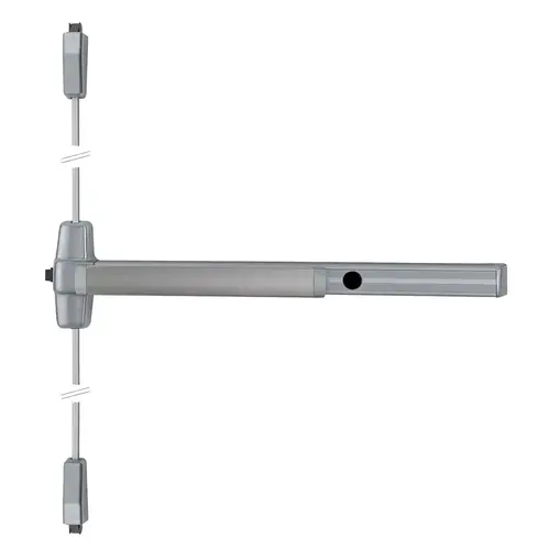 Von Duprin Surface Vertical Rod Exit Device Satin Aluminum Clear Anodized