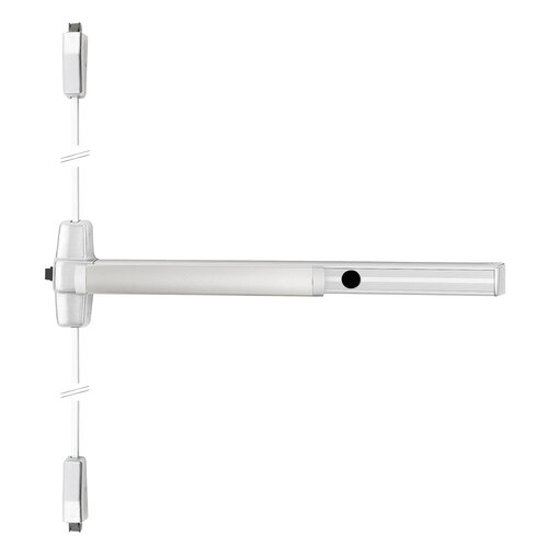 Von Duprin Surface Vertical Rod Exit Device Bright Chrome