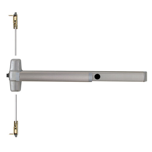 Von Duprin Concealed Vertical Rod Exit Device Satin Nickel Plated Clear Coated