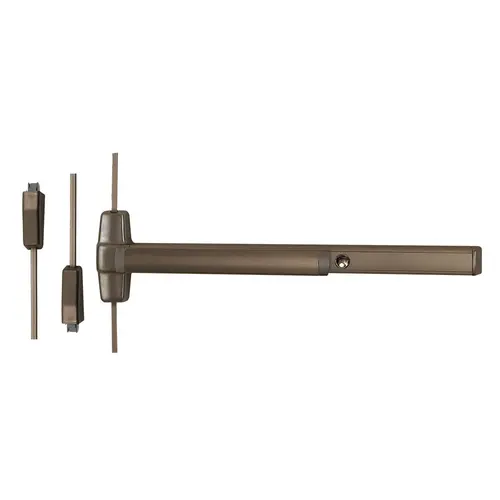 Von Duprin Surface Vertical Rod Exit Device Dark Oxidized Satin Bronze Oil Rubbed