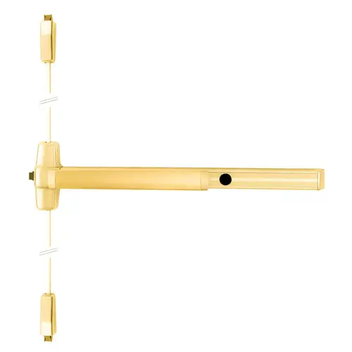 Von Duprin Surface Vertical Rod Exit Device Bright Brass