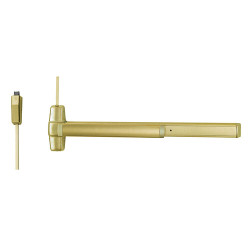 LBR Von Duprin Surface Vertical Rod Exit Device Satin Brass