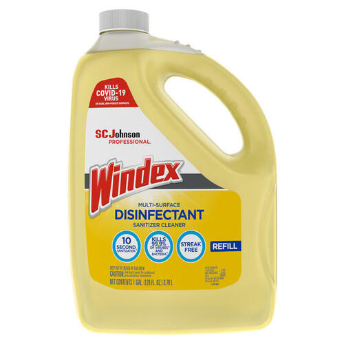 WINDEX 682265 SC Johnson Professional Windex Multi-Surface Disinfectant Sanitizer Cleaner, 8