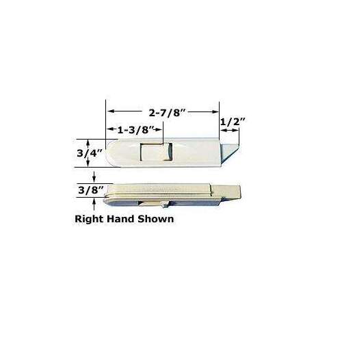 LH Tilt Latch Assy Weathershield White