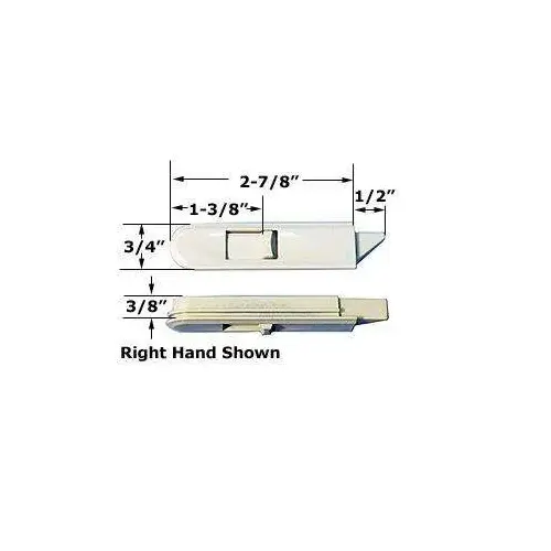 RH Tilt Latch Assy Weathershield White