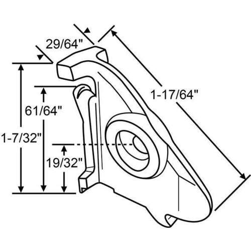 Constant Force Mounting Brackt Plastic