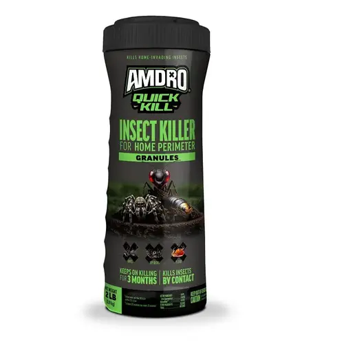 QUICK KILL Home Perimeter Insect Killer, Granular, Outdoor, 2 lb Bottle