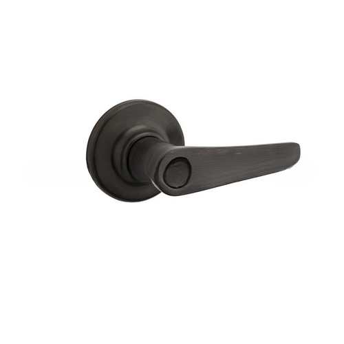 Delta Lever Entry Door Lock SmartKey with 6AL Latch and RCS Strike Venetian Bronze Finish