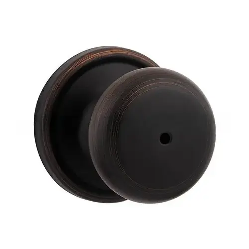 Hancock Knob Privacy Door Lock with 6AL Latch and RCS Strike Venetian Bronze Finish