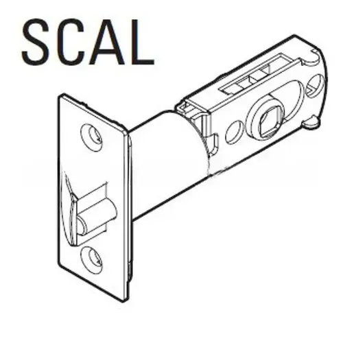 UL Adjustable Square Corner Deadlatch for US26 Bright Chrome and US26D Satin Chrome Finish