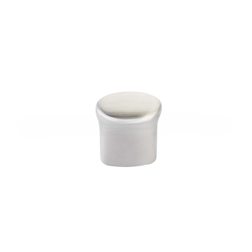 Habitat Button 1/2" x 3/4" Cabinet Knob Satin Nickel Finish