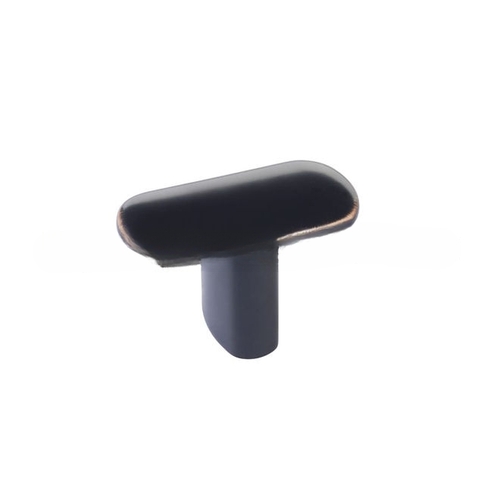 Habitat 1-1/2" x 3/4" Cabinet T Knob Oil Rubbed Bronze Finish