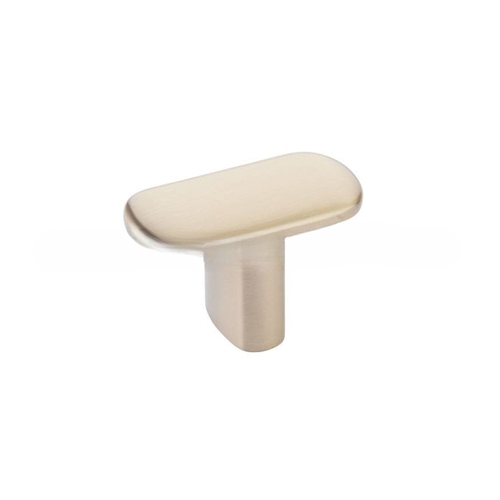 Habitat 1-1/2" x 3/4" Cabinet T Knob Satin Brass Finish