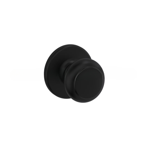 Cove Knob Half Dummy Lock Matte Black Finish