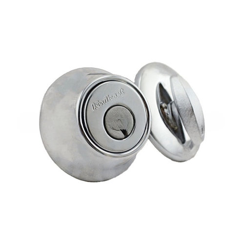 Single Cylinder Deadbolt SmartKey with RCAL Latch and RCS Strike Satin Chrome Finish