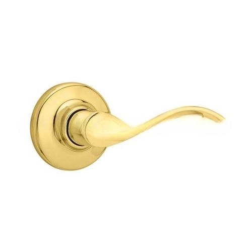 Kwikset Balboa Privacy Door Lock with 6AL Latch and RCS Strike Bright Brass Finish