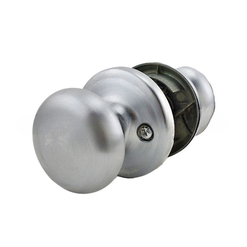 Kwikset Hancock Vestibule Door Lock with 6AL Latch and RCS Strike Satin Chrome Finish