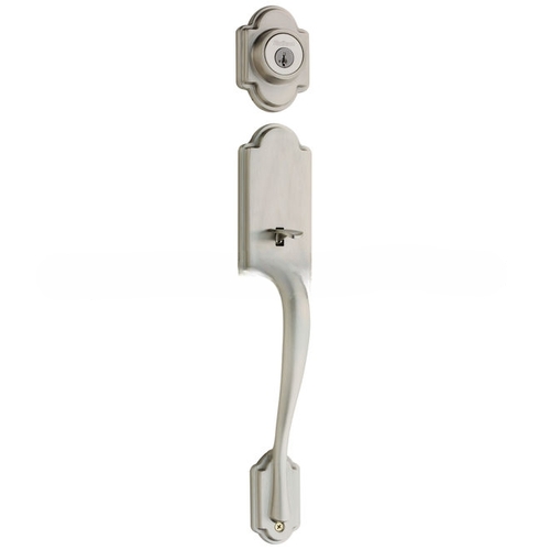 Signature Series Arlington Dummy Handleset - Exterior Only Satin Nickel