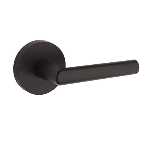 Milan Round Interior Dummy Handleset Trim Iron Black Finish