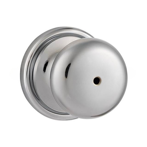 Kwikset Hancock Privacy Door Lock with 6AL Latch and RCS Strike Bright Chrome Finish